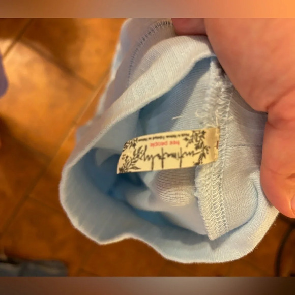 Free People The Rickie Top Light Blue small - Picture 8 of 9